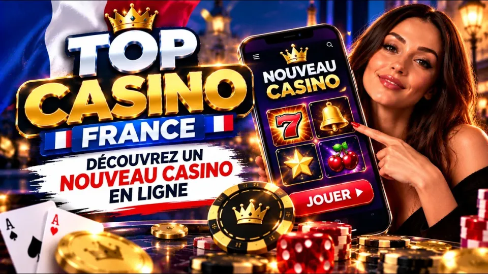 Top Casino France découvrez un nouveau casino en ligne 🆕🏆✨